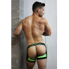Breedwell Boxer Jock Dickmatized Noir-Vert neon